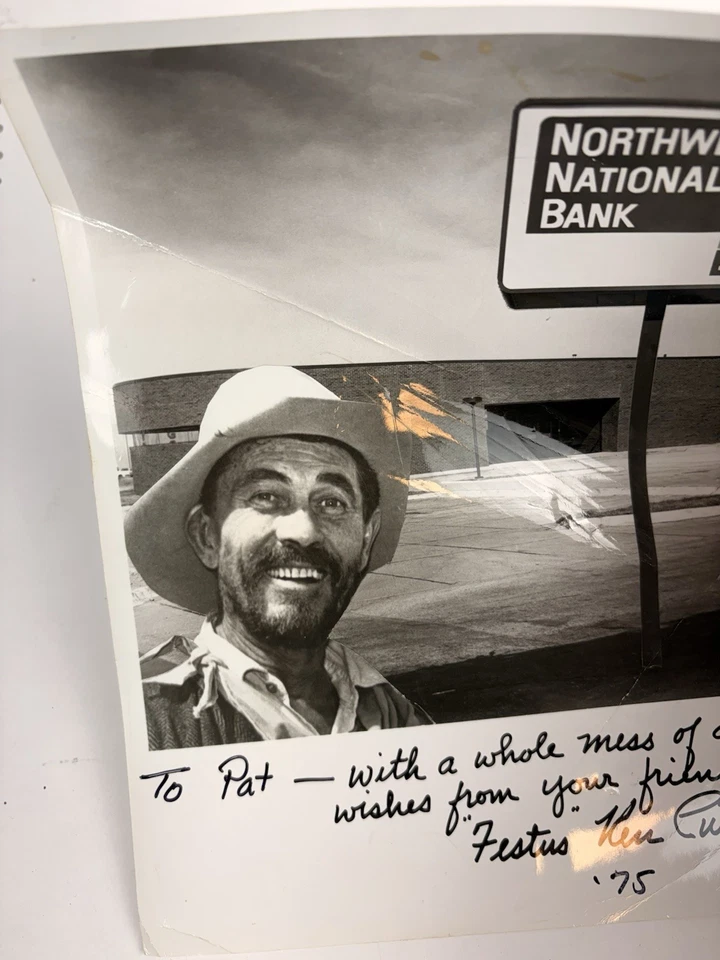 Gunsmoke Actor Ken Curtis Festus Original Signed/Personalized 8"x10" Photo 1975 - Image 4 of 4