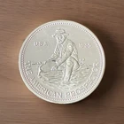 Vintage And Toned 1985 American Prospector Engelhard .999 Silver 1oz Round