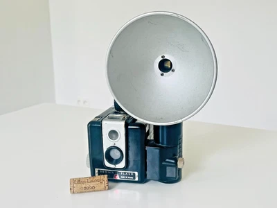 Appareil photo argentique vintage Brownie Flash Kodak 620, de collection, Fra... - Photo 1/4