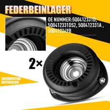 2x Domlager Set Vorne für Audi A3 Seat Leon Skoda Octavia VW GOLF 7 Polo T-ROC