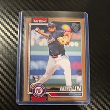 2026 Topps #36 Andry Lara RC Gold 1000/2026 Washington Nationals