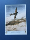 A3 Print The Spitfire (Our Angel)  Signed By Five WW2 Veterans 2/30