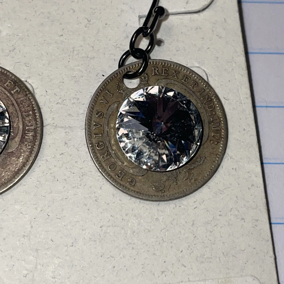 Классная вода Монтаны кристаллы Swarovski никель/свинец бесплатный серьги новый $53 Msrp - Изображение 3 из 4