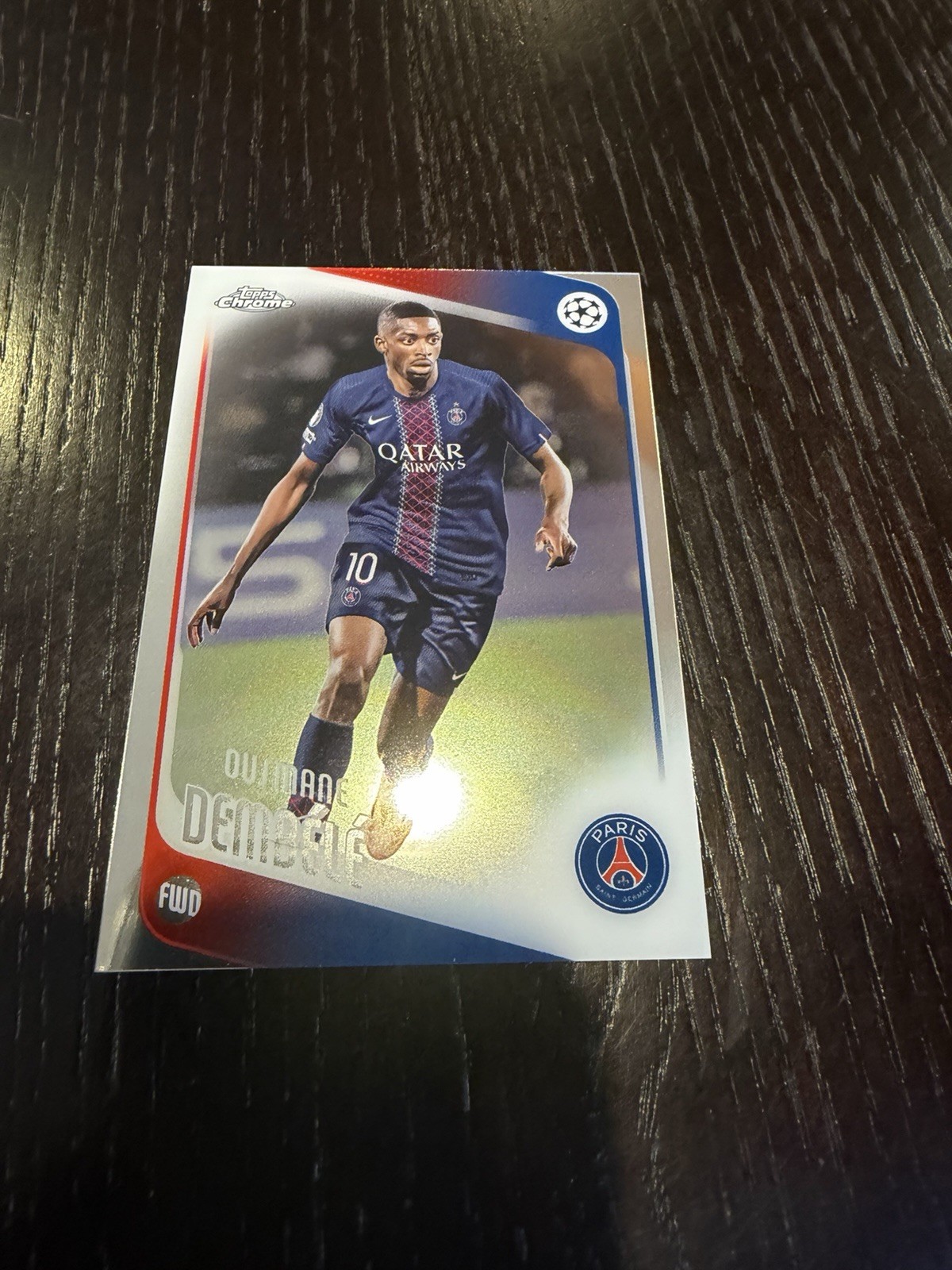2025-26 Topps Chrome Uefa Club Competitions #3 Ousmane Dembele