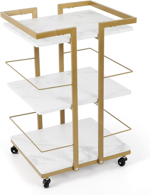 Esthetician Cart, 3-Tier Lash Cart for Salon & Spa, Heavy-Duty Mobile Nail Cart