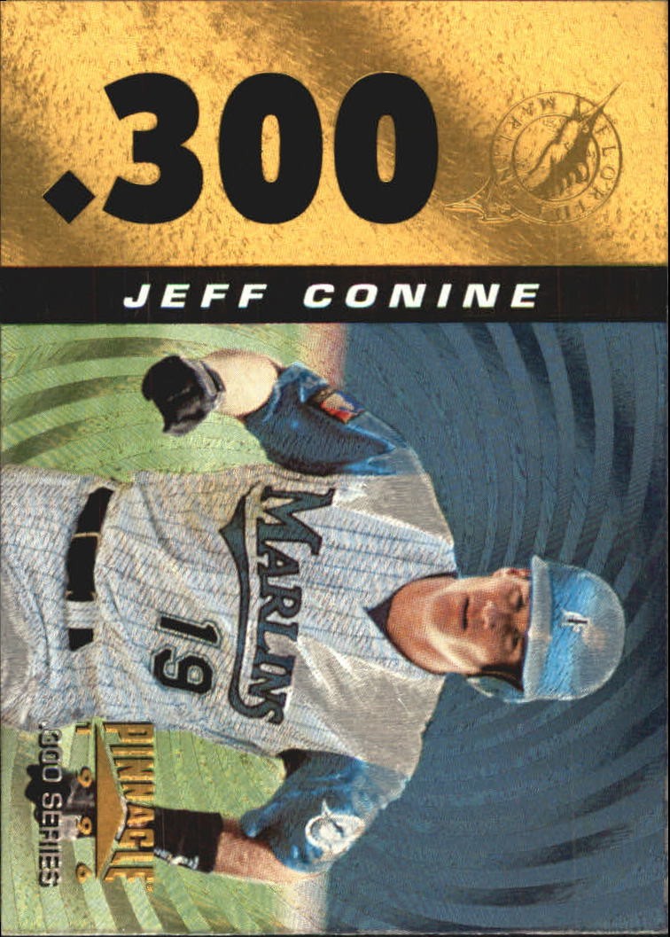 1996 Pinnacle Starburst #184 Jeff Conine 300 - BB