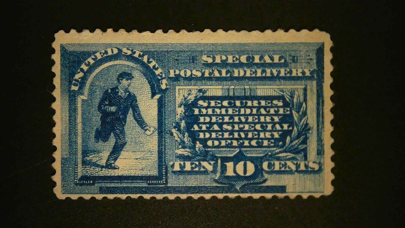 U S Stamps Scott E1 ten cent special delivery MNH cv 1300.00