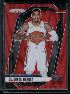 2024-25 Panini Prizm #1 Dejounte Murray Prizms Red Seismic #/299