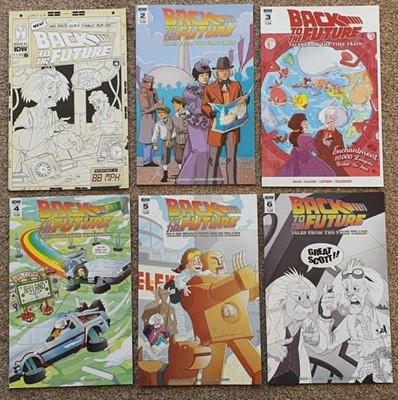 Back to the Future -  Tales from the Time Train -  IDW 2018 - Set of 6 Comics