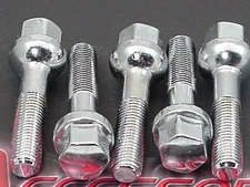 10 Pc MERCEDES Chrome Extended Lug Bolt Nuts 12x1.5 (50mm Shank Length) # 808XL