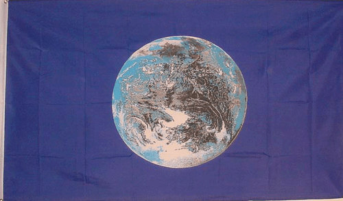 NUOVA BANDIERA SPAZIALE 3X5ft PIANETA TERRA DALLA NASA qualità superiore resistente allo sbiadimento - Foto 1 di 2