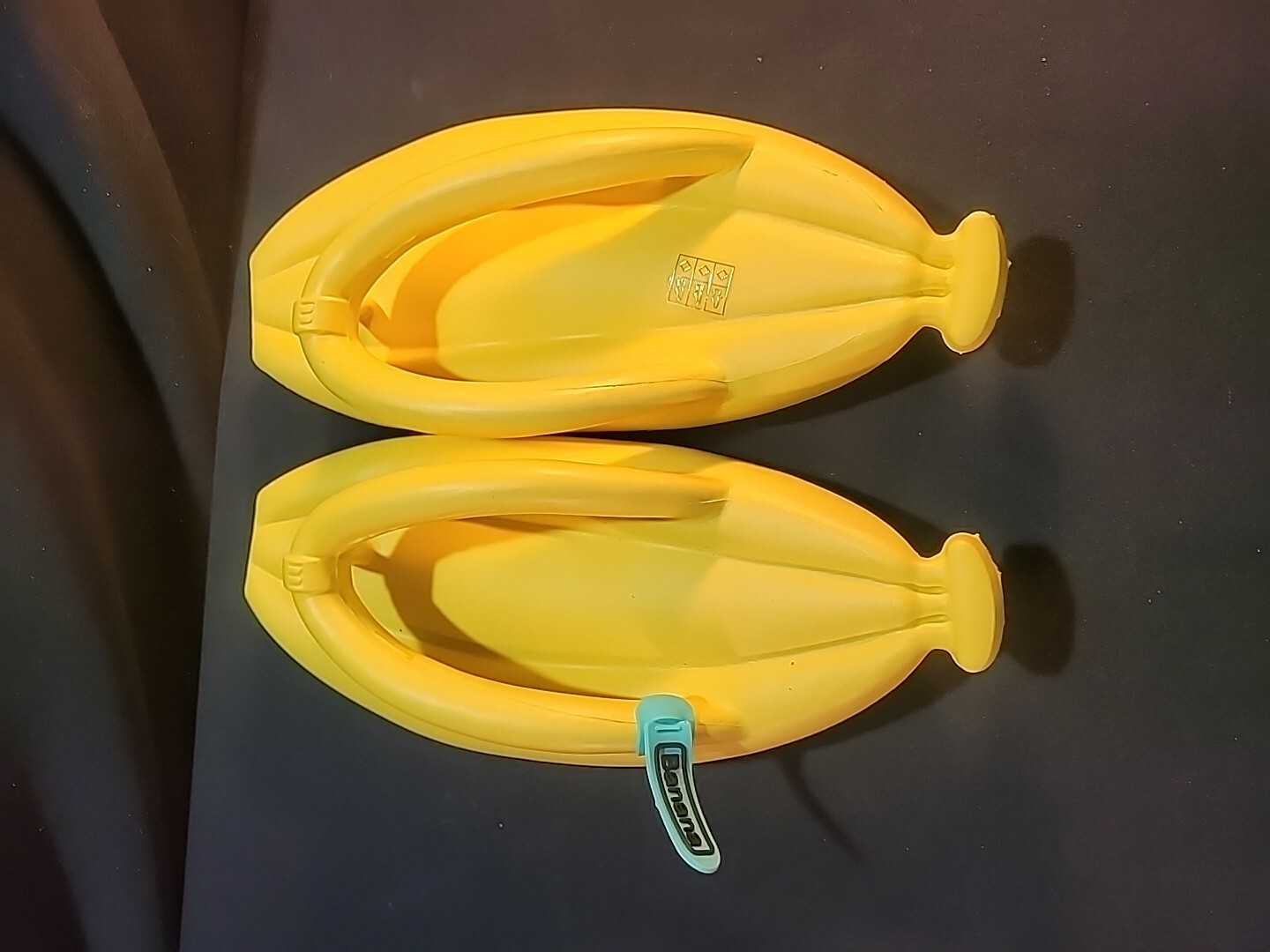 PANTOFOLA D’ORO Infradito giallo brillante a forma di banana uniche e insolite spesse e confortevoli