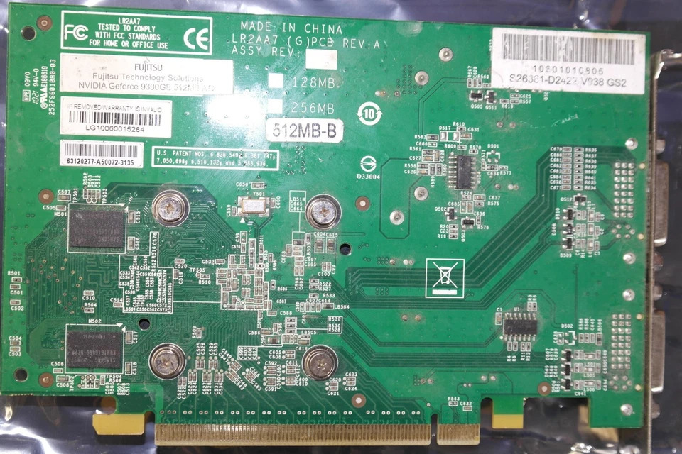 Leadtek Nvidia Geforce 9300 GE dual DVI x2 512mb 16*PCI-e Video Graphics Card - Image 4 of 4
