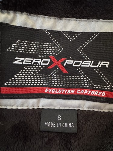 Women’s Zeroxposur Down Puffer Silver Jacket Removable Hood Size Small *read* - Picture 9 of 10