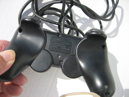 PS2 Playstation 2 Dualshock Controller SCPH-10010 OEM Black For Parts NON workin - Picture 4 of 7