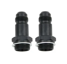 (Pair) 491957-BL Fragola -8 AN Male To 7/8" -20 Holley Fuel Bowl Inlet Fitting