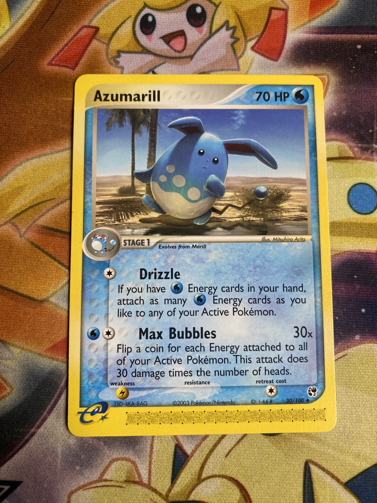 Azumarill - ex Sandstorm Uncommon 30/100 2003 NM Pokemon