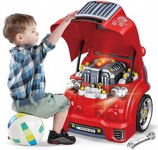 Interactive Truck Engine Toy with Removable Parts - Lights, Sounds, and Fun f...