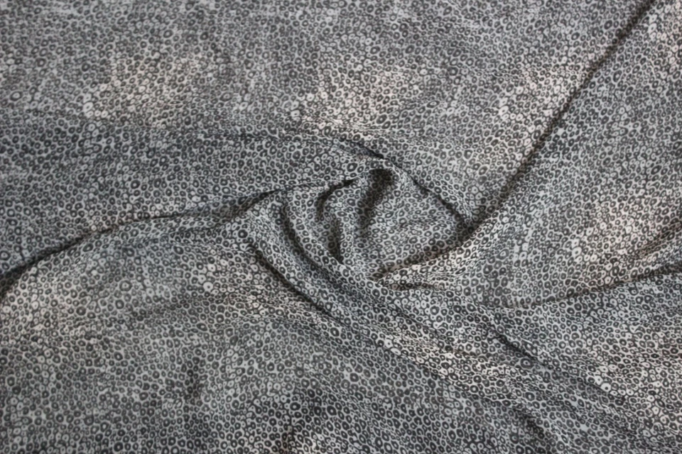 Vestido azul indio para mujer vestido envolvente Georgette usado tela reciclada estampado sari Foto 4 de 4