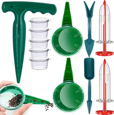 Seed Spreader 12PCS Sowing Seeds Dispenser Set Mini Seed Dispenser for Small See