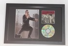 BONO SIGNED FRAMED 12x18 "THE UNFORGETTABLE FIRE" CD & PHOTO DISPLAY U2 JSA LOA — photo 1