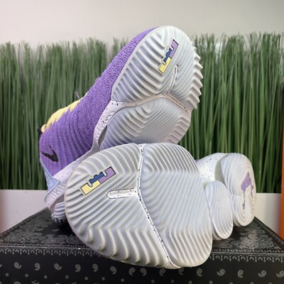 Nike Lebron XVI 16 Lakers Heritage Atomic Violet Mens Shoes CK4765