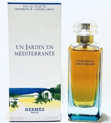 HERMES UN JARDIN EN MEDITERRANEE 3.3 oz EDT Unisex Cologne Spray