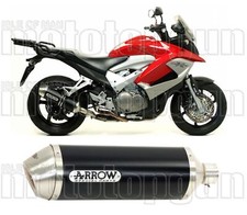 arrow scarico omologato race-tech alluminio nero honda crossrunner 800 2013 13