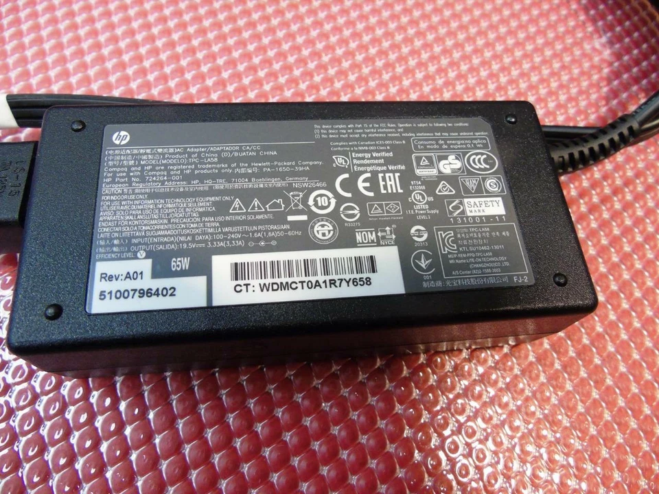 Genuine HP AIO 23" A-10  AC Adapter 65W 16V 4.5A 100-240V 1.6A 50-60Hz 19.V - Image 4 of 4