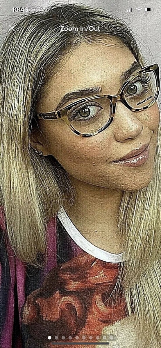 MAX FLAVA So I　トークボックス 神皿！！レア New MICHAEL KORS MK4O2919 53mm 53-15-135 Brown Cat Eye Women's