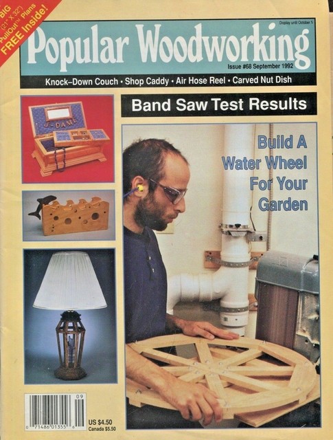 Popular Woodworking Magazine Sept 1992 68 Pull out Wood 