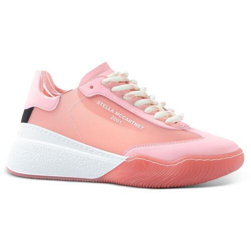 Stella McCartney Women's Pink Loop Transparent Sneakers Stella McCartney Women's Pink Loop Transparent Sneakers