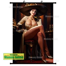 Art Poster Role Lady Vampire HD Wall Scroll Anime Painting 60x90cm Room Decor