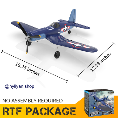 2.4G 4CH F4U76108 Fighter RC Airplane Fixed Wing Gyro Aerobatic RTF Glider Model - Picture 3 of 16