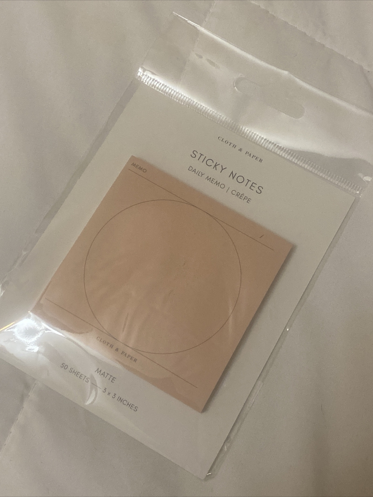 Cloth and Paper Half Sticky Notes In Crepe ( Latest Sub Box) Daily Memo-image