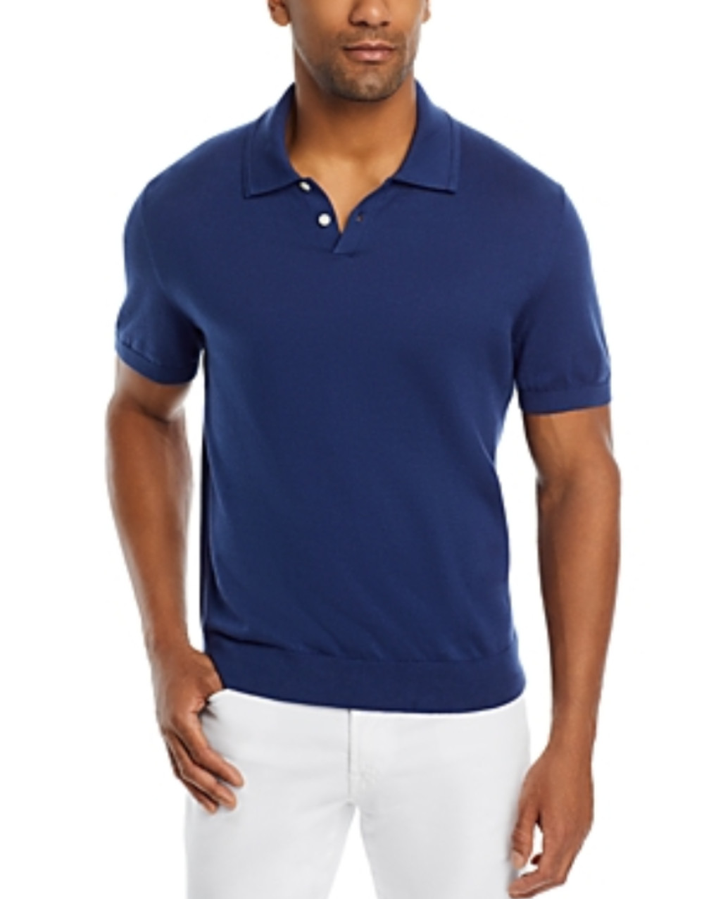 Мужской хлопчатобумажный свитер Polo на двух пуговицах 6A 2211- 4490₽