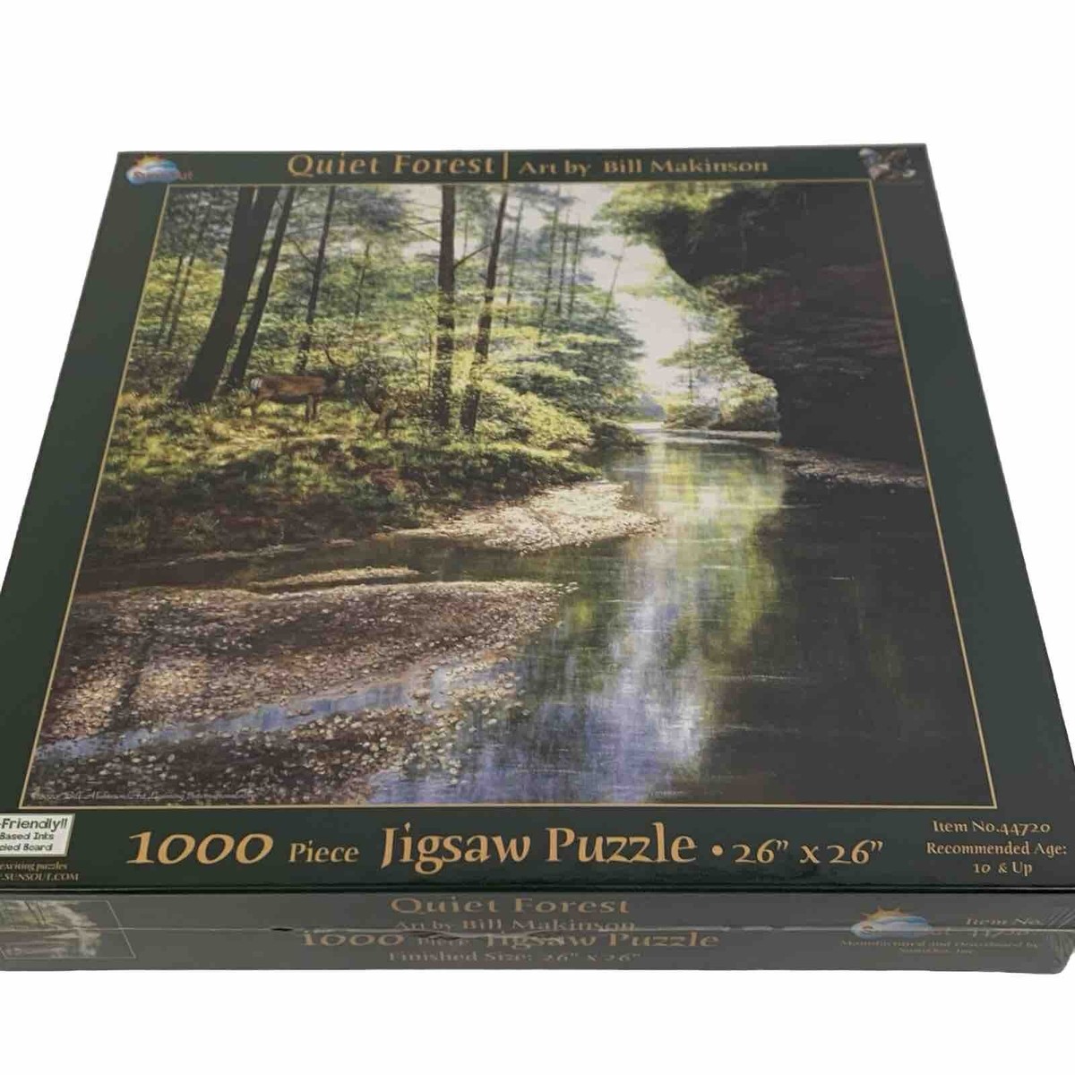 Jigsaw Puzzle SUNSOUT Quiet Forest 1000 Piece Puzzle - Bill Makinson ...