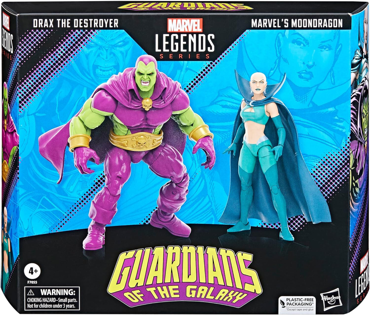 Marvel Legends Guardians of The Galaxy 6"" Action Figure 2-Pack Drax & Moondragon