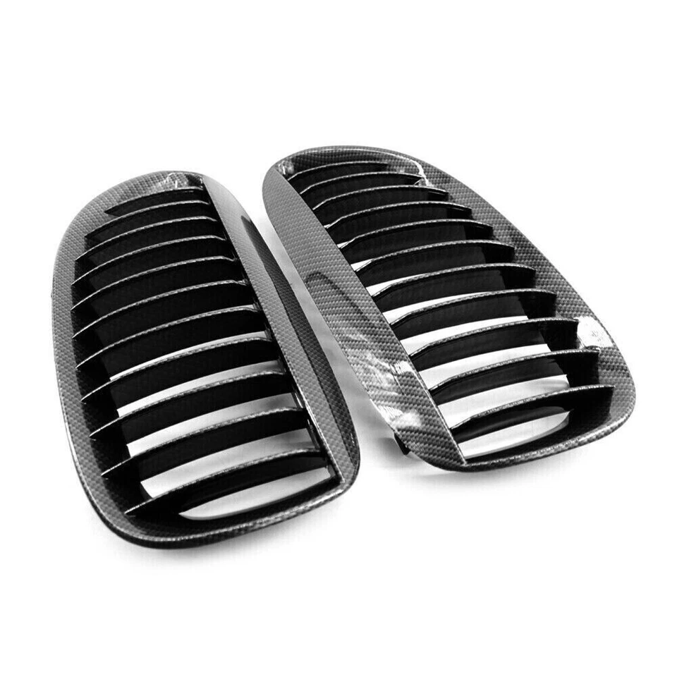 Пара решеток переднего почечного бампера подходит для BMW E63 E64 650i M6 2004-2010 - Изображение 3 из 4