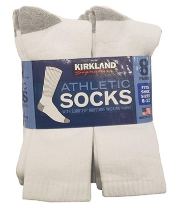kirkland white socks