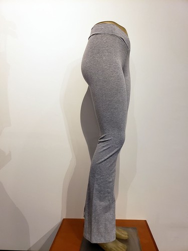 WOMEN COTTON FLARE STRETCH WORKOUT ACTIVE YOGA PANTS MADE IN USA 5475 - Picture 2 of 15