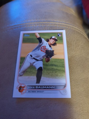 2022 Topps Series 2 - Rookie Card - Mike Baumann #502 - Baltimore Orioles