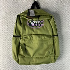 New Vans Sporty Realm Plus Backpack Green Olive Laptop Water bottle Pocket