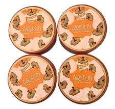 4 × (4) = 16 Coty AIRSPUN Loose Face Powder Sealed  070-11 - NATURALLY NEUTRAL