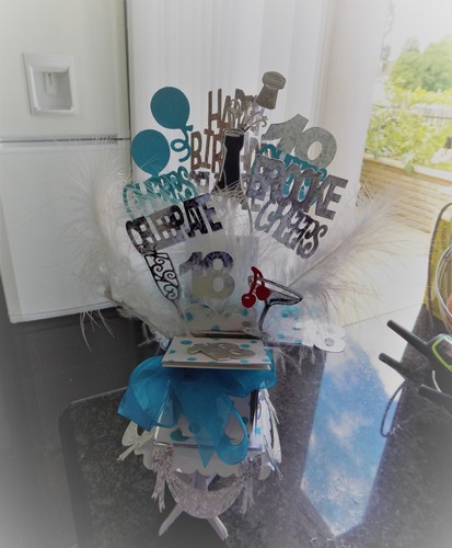 21st Birthday pop up card & stand personalised 18th,30th,40th Etc Male or Female - Picture 4 of 6