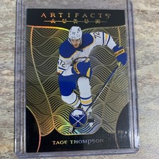 TAGE THOMPSON 2022-23 UD ARTIFACTS HOCKEY AURUM UNSCRATCHED BUFFALO SABRES NHL