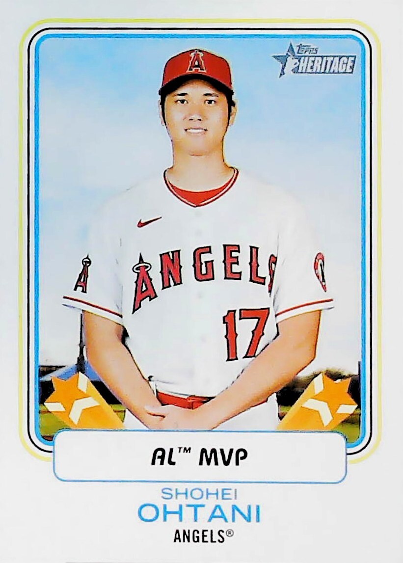 2022 Topps Heritage High Number Shohei Ohtani #AW-1 Award