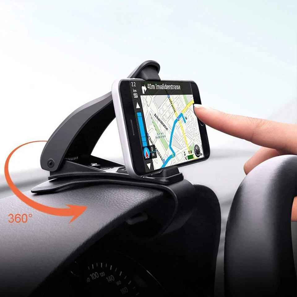 Universal Car Phone Holder 360 Degree Rotate Dashboard Mount