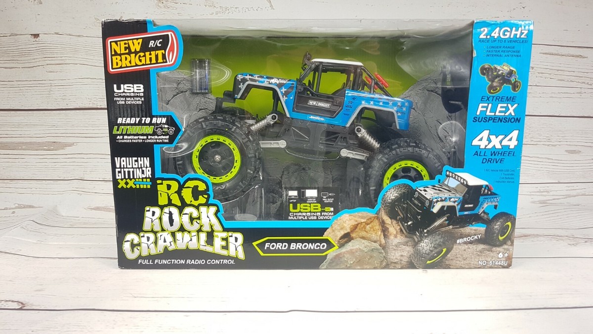 New Bright RC Vaughn Gittin Jr. Ford Bully Dog Rock Crawler Brand