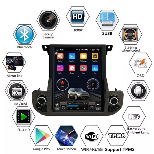 Autoradio Android 9,7" per Land Rover Discovery 4 LR4 Carplay WiFi Navigatore GPS - Foto 2 di 17